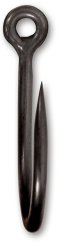 Black Cat Háček Cat Hooker fekete nickel 5db