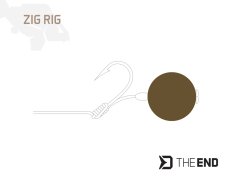 Delphin TheEND ZIG RIG / 10ks čierno-žlté 15 mm