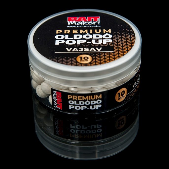 BAIT MAKER Premium Oldódó Pop Up 10 mm - Ízesítés: Lazac - rák