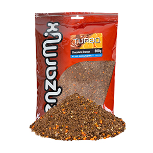 BENZAR MIX TURBO GROUNDBAIT ETETŐANYAG 800G - Ízesítés: Csoki - Narancs