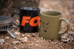 Fox Hrnček Collection Ceramic Mug Green Black 350 ml