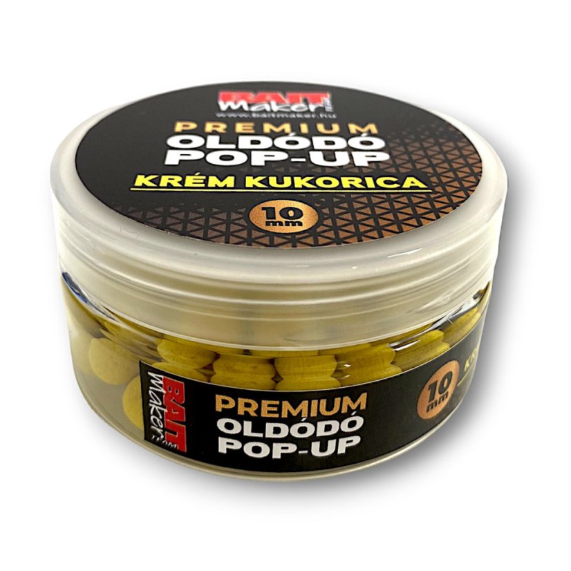 BAIT MAKER Premium Oldódó Pop Up 10 mm - Ízesítés: Lazac - rák