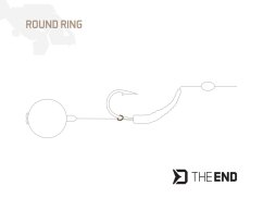 Delphin THE END Ring fém karika / 30 db 3.1 mm