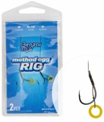 BENZÁR BRAIDED METHOD EGG RIG 2db/csomag
