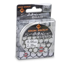 Iron Tout šňůra Spooner Braid 150 m bílá