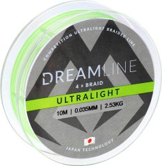 PLETENÁ ŠŇŮRA - DREAMLINE ULTRALIGHT - FLUO ZELENÁ