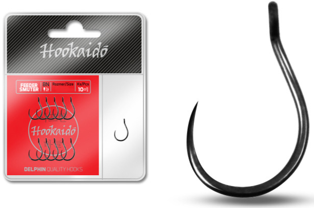 Háčik Delphin HKD Feeder SMUTER ring  10+1ks