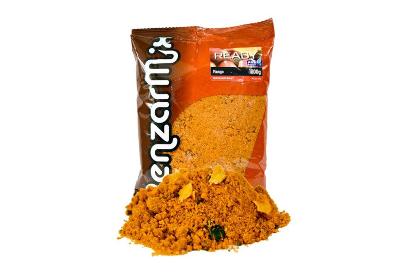 BENZAR READY CARP GROUNDBAIT ELŐRE KEVERT ETETŐANYAG 1KG - Ízesítés: Édes kukorica