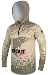 Tričko s kapucňou Delphin UV ARMOR 50+ Trout