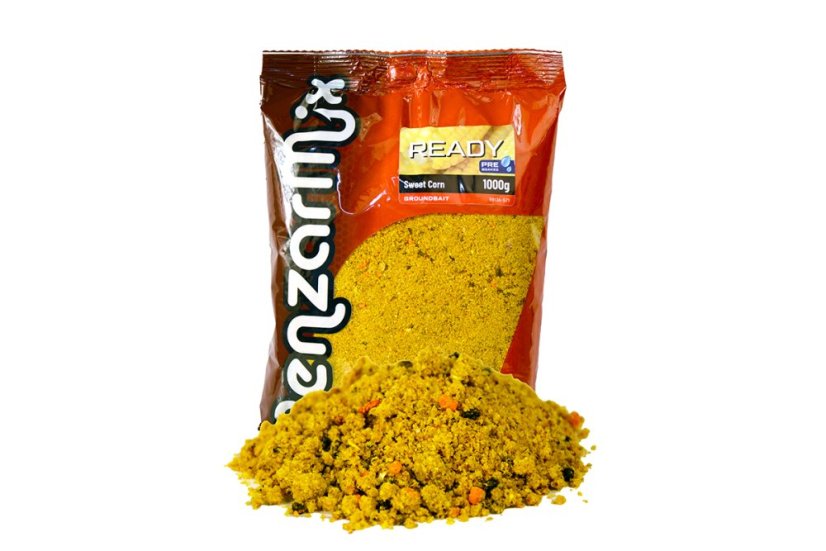BENZAR READY CARP GROUNDBAIT ELŐRE KEVERT ETETŐANYAG 1KG - Ízesítés: Squid