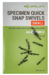 KORUM Obratlík Specimen Quick Snap Swivels Large 10 ks