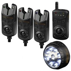 Carp Academy Endless sada signalizátorov 3+1 + Bivvy lamp