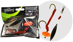 WIZARD MONSTER RIVER UPOSE PRO DOUBLE MONOBRAID RIG 30G 9/0+11/0 ROUND
