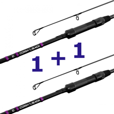 Delphin CORSA BLACK Carp SiC 1+1 SET 300cm/2,75lb/2 díl