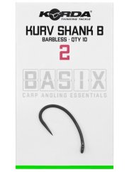 Korda Háčiky Basix Kurv Shank Barbless