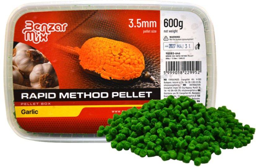 BENZAR RAPID METHOD PELLET 1,5MM 600g - Ízesítés: Méz - Ananász