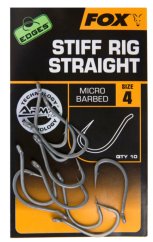 Fox horog EDGES Stiff Rig Straight