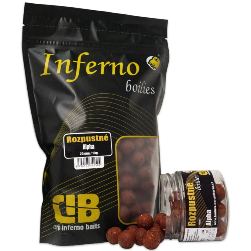 CARP INFERNO ROZPUSTNÉ BOILIES HOT LINE 20 mm 1kg