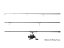 Kaprársky set Delphin CorsaBLACK NERO 360cm/3 diely/3lb + 6T + 0,30mm
