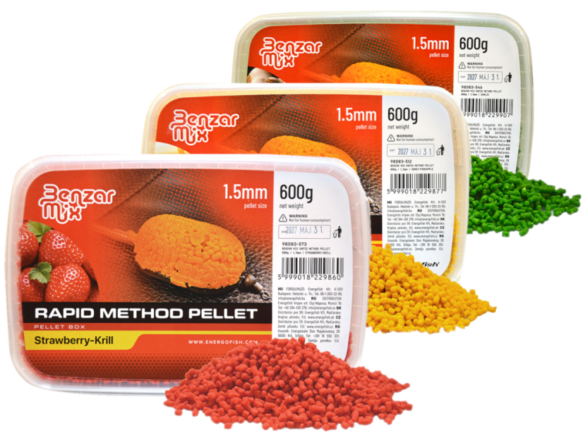 BENZAR RAPID METHOD PELLET 1,5MM 600g - Ízesítés: Méz - Ananász
