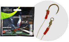 WIZARD MONSTER CLASSIC BRAID RIG HARCSÁZÓ ELŐKE 9/0 ROUND