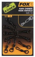Fox EDGES™ Kwik Change Hook Swivels méret 10