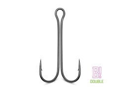 Kettes horog Delphin B! Double / 8db 2/0