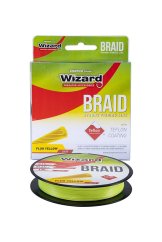 WIZARD BRAID FLUO SÁRGA FONOTT ZSINÓR 135M