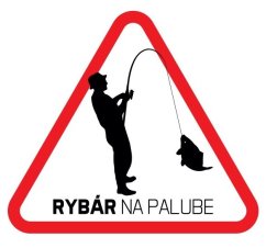 Delphin Samolepka Sk Na Palube Rybár