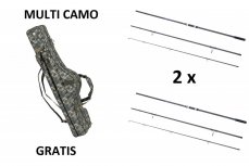 2X PRÚT SENTINEL CARP 360SH/3,5lbs + OBAL MULTI CAMO 130 CM