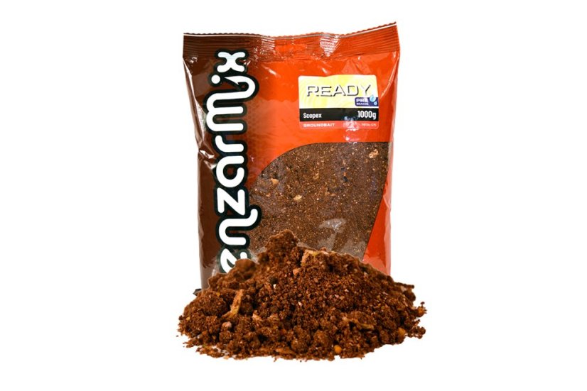 BENZAR READY CARP GROUNDBAIT ELŐRE KEVERT ETETŐANYAG 1KG - Ízesítés: Squid