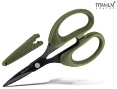 Nůžky s vroubky Delphin BladeX Long Titan