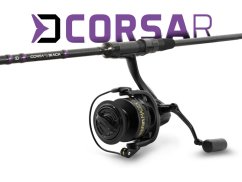 Kaprařský set Delphin CorsaBLACK NERO 360cm/3 díly/3lb + 6T + 0,30mm
