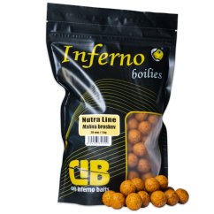 Carp Inferno Boilies Nutra Line 1kg Malina-Broskyňa