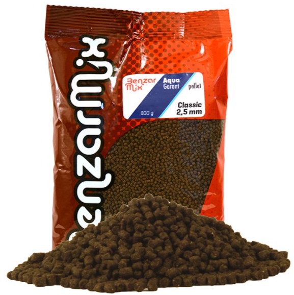 BENZAR MIX AQUA GARANT PELLET 800G - Ízesítés: Uni 2 mm